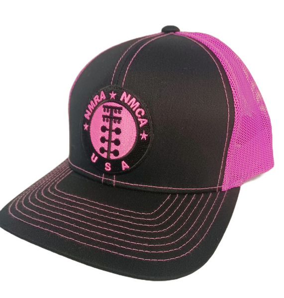 NMRA NMCA Circle Logo Pink Patch Hat