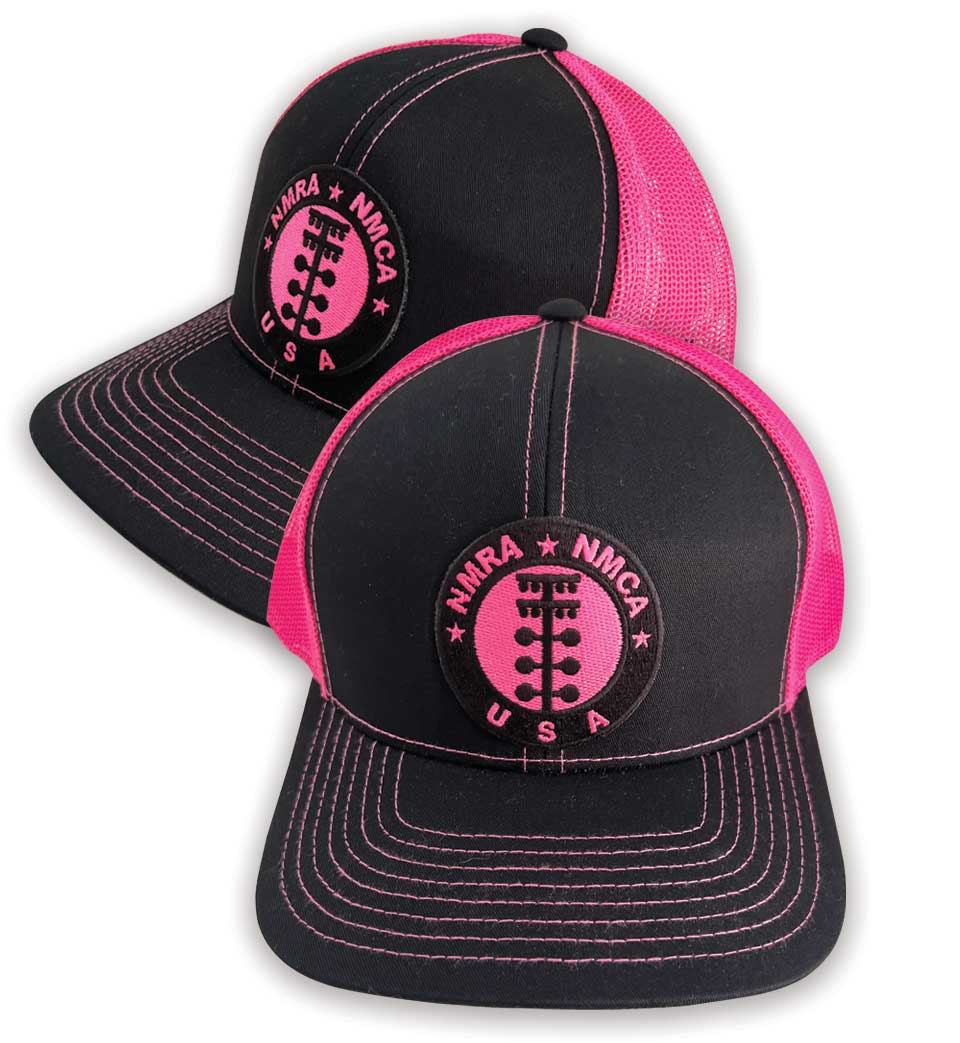 NMRA NMCA Circle Logo Pink Patch Hat