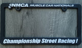 NMCA Championship Street Racing License Plate Frame