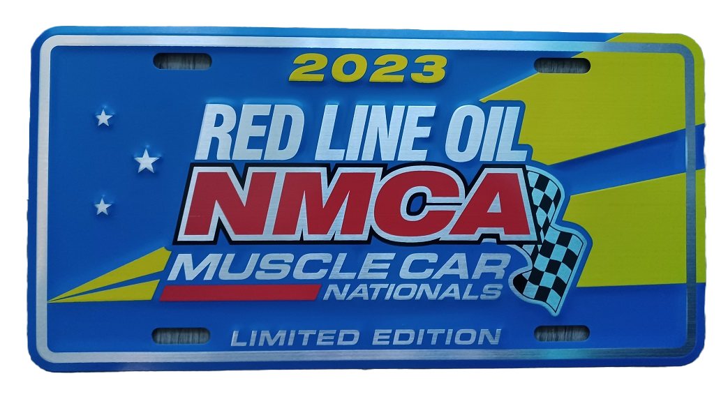 2023 Limited Edition NMCA Muscle Car Nationals License Plate