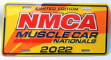 2022 Limited Edition NMCA Muscle Car Nationals License Plate